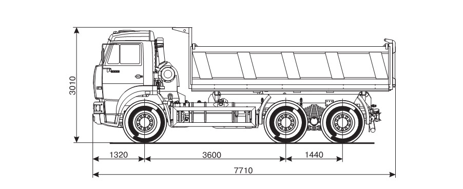 схема самосвала камаз 6520-60