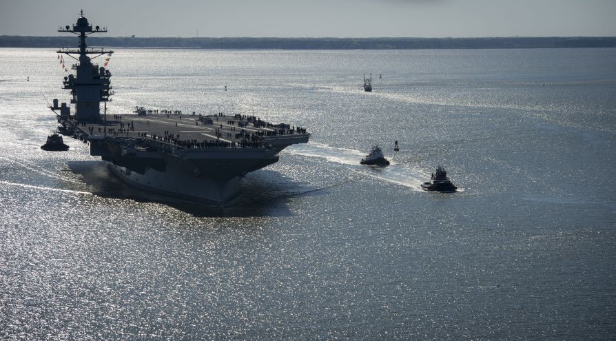 Спущен на воду самый дорогой военный корабль в мире