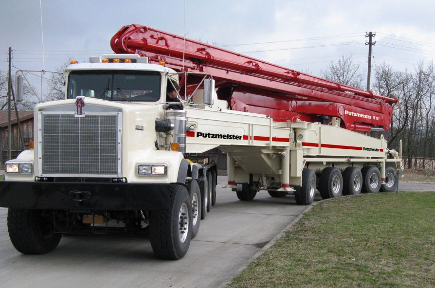 Самый большой в мире бетононасос Putzmeister 70Z