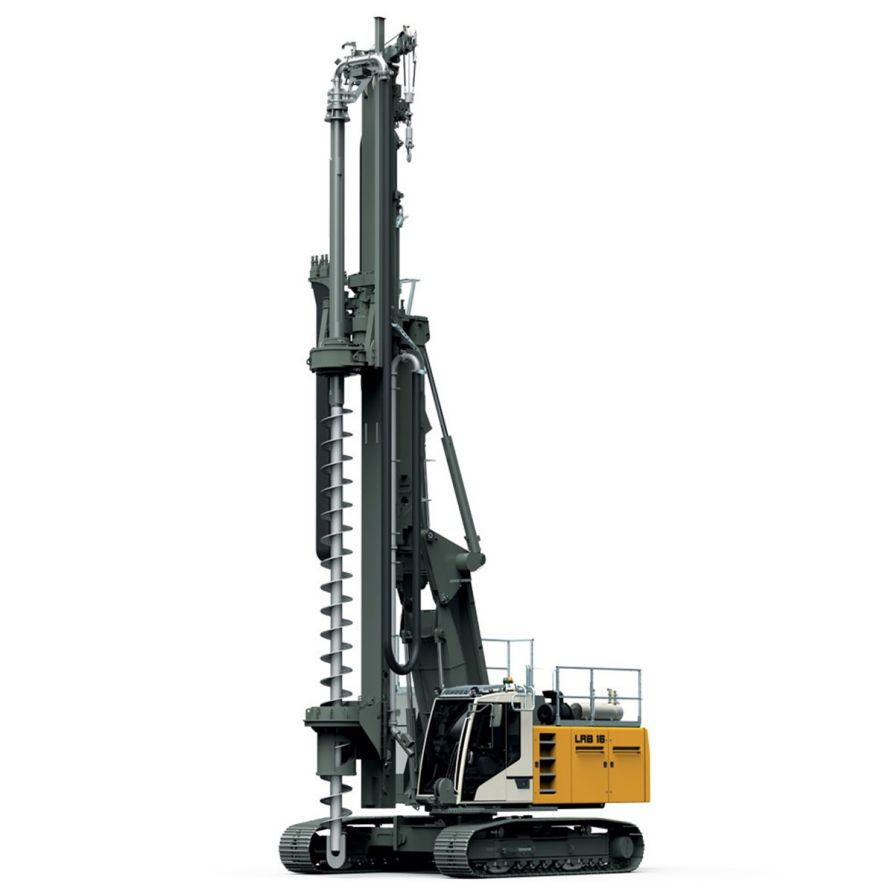 Новая сваебойная буровая установка Liebherr LRB16 компактных габаритов