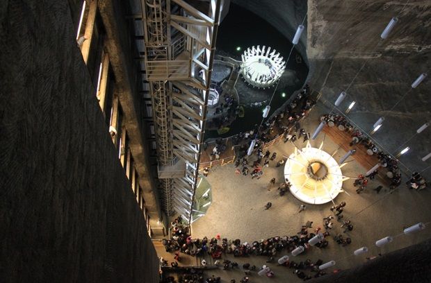 Глубина Salina Turda