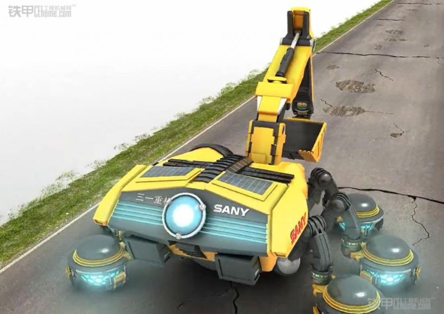 Экскаватор будущего от Sany
