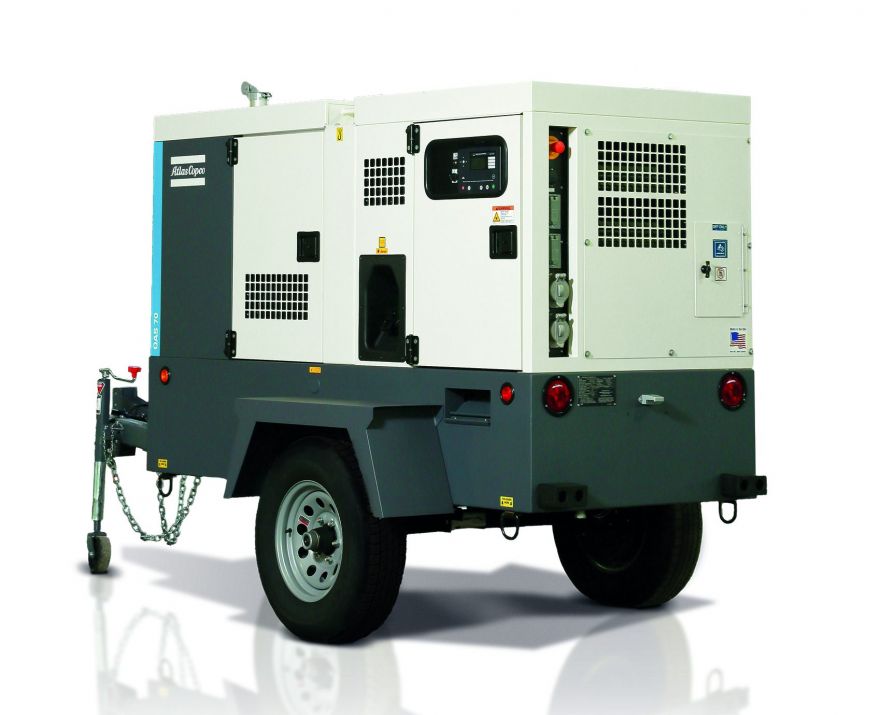 Обновленные генераторы Atlas Copco серии QAS получили меньшие габариты