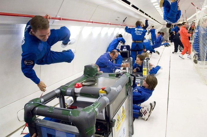 Параболические полеты на Zero-G A300 Airbu