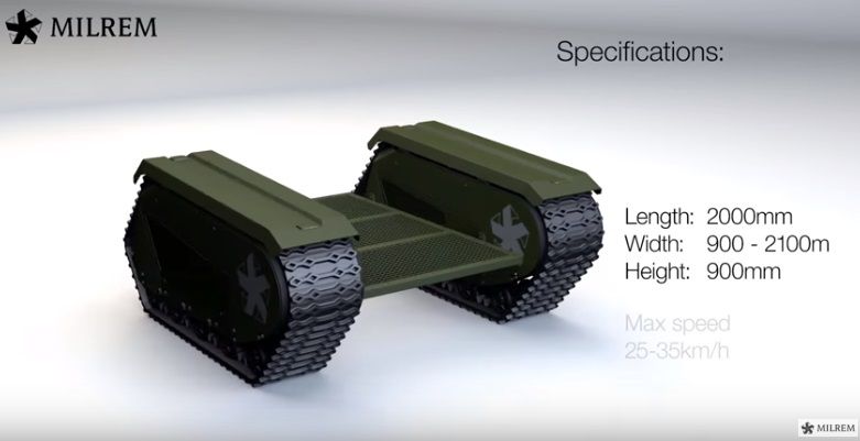 Шасси боевой инженерной машины Фемида, Milrem