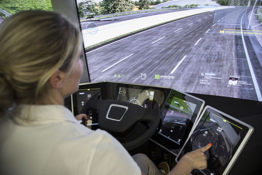 Тягач Bosch VisionX управление