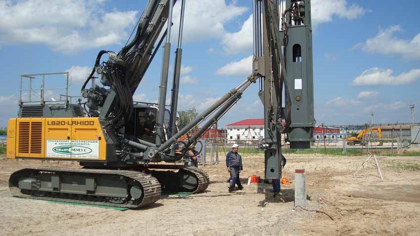 Установка по забиванию Liebherr LB20-LRH100