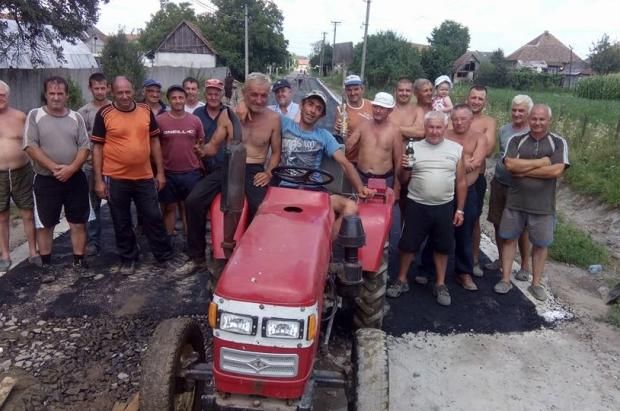 Местные жители Великой Доброни которые строили дороги